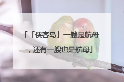 「侠客岛」一艘是航母，还有一艘也是航母
