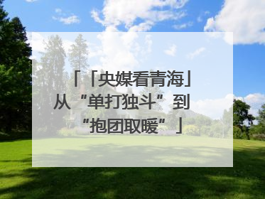 「央媒看青海」从“单打独斗”到“抱团取暖”