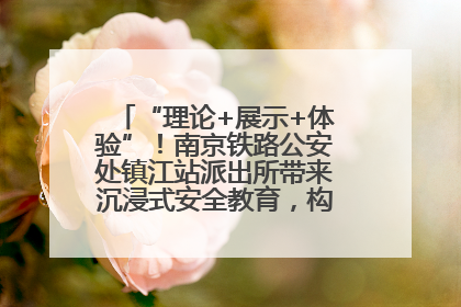 “理论+展示+体验”！南京铁路公安处镇江站派出所带来沉浸式安全教育，构筑青少年暑期防线