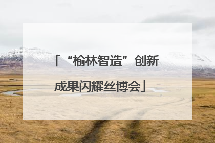 “榆林智造”创新成果闪耀丝博会