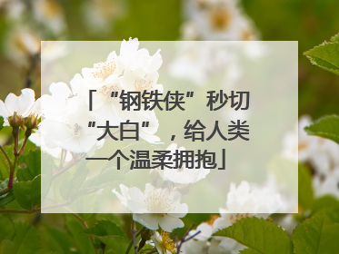 “钢铁侠”秒切“大白”，给人类一个温柔拥抱