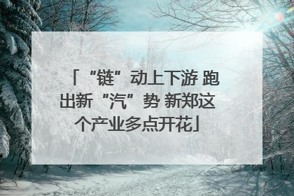 “链”动上下游 跑出新“汽”势 新郑这个产业多点开花