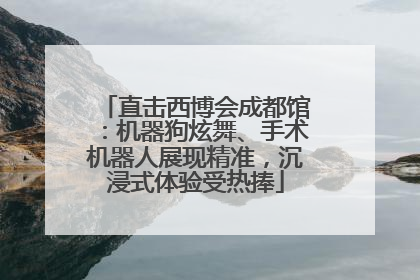 直击西博会成都馆：机器狗炫舞、手术机器人展现精准，沉浸式体验受热捧