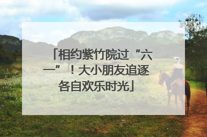 相约紫竹院过“六一”！大小朋友追逐各自欢乐时光