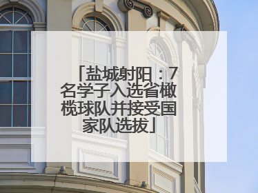 盐城射阳：7名学子入选省橄榄球队并接受国家队选拔