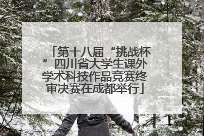 第十八届“挑战杯”四川省大学生课外学术科技作品竞赛终审决赛在成都举行