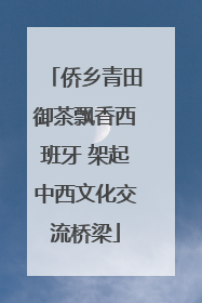 侨乡青田御茶飘香西班牙 架起中西文化交流桥梁