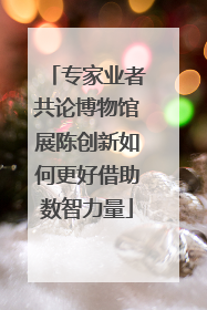 专家业者共论博物馆展陈创新如何更好借助数智力量