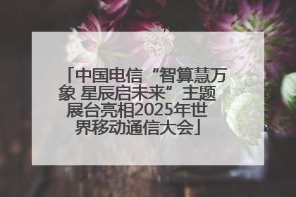 中国电信“智算慧万象 星辰启未来”主题展台亮相2025年世界移动通信大会