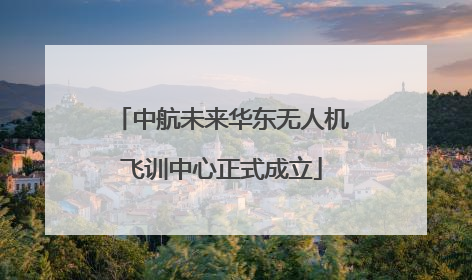 中航未来华东无人机飞训中心正式成立