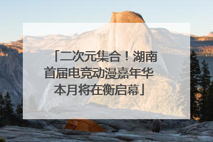 二次元集合！湖南首届电竞动漫嘉年华本月将在衡启幕