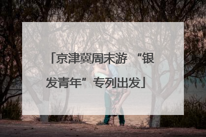 京津冀周末游 “银发青年”专列出发