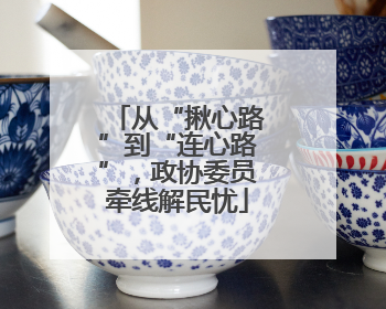 从“揪心路”到“连心路”，政协委员牵线解民忧