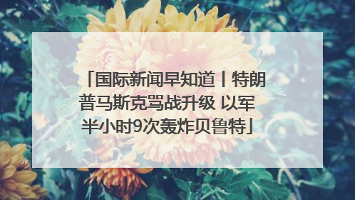 国际新闻早知道丨特朗普马斯克骂战升级 以军半小时9次轰炸贝鲁特