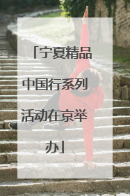 宁夏精品中国行系列活动在京举办
