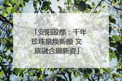 安阳殷都：千年珍珠泉焕新颜 文旅融合展新姿