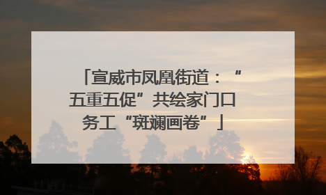 宣威市凤凰街道：“五重五促”共绘家门口务工“斑斓画卷”