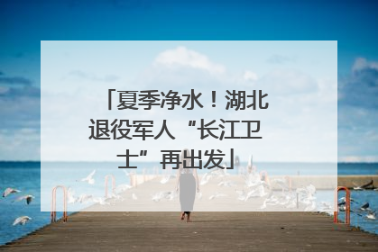 夏季净水！湖北退役军人“长江卫士”再出发