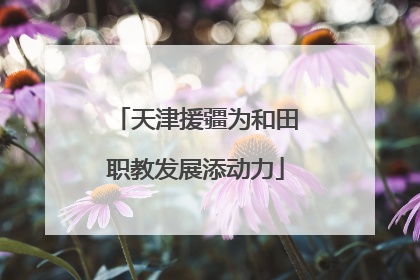 天津援疆为和田职教发展添动力