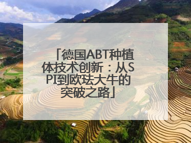 德国ABT种植体技术创新：从SPI到欧珐大牛的突破之路