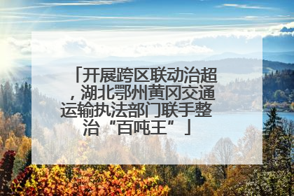 开展跨区联动治超，湖北鄂州黄冈交通运输执法部门联手整治“百吨王”