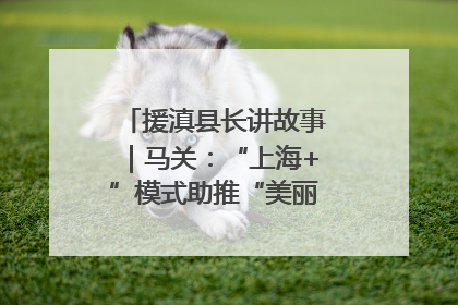 援滇县长讲故事｜马关：“上海+”模式助推“美丽产业”幸福绽放