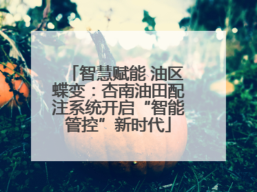 智慧赋能 油区蝶变：杏南油田配注系统开启“智能管控”新时代