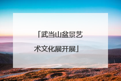 武当山盆景艺术文化展开展
