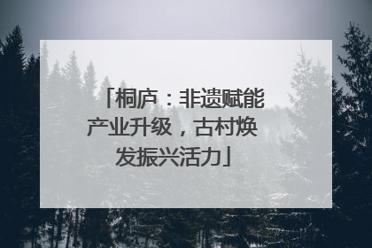 桐庐：非遗赋能产业升级，古村焕发振兴活力