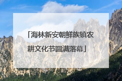 海林新安朝鲜族镇农耕文化节圆满落幕