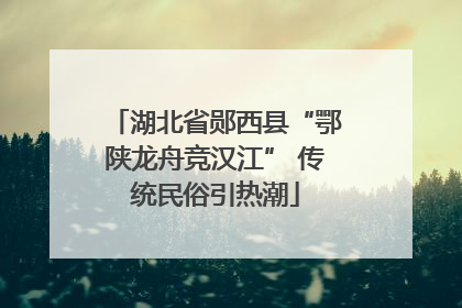 湖北省郧西县“鄂陕龙舟竞汉江” 传统民俗引热潮