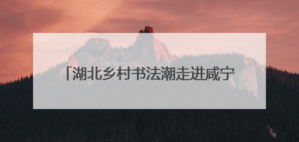 湖北乡村书法潮走进咸宁 共商李邕书法品牌建设