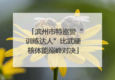 滨州市特巡警“训练达人”比武硬核体能巅峰对决
