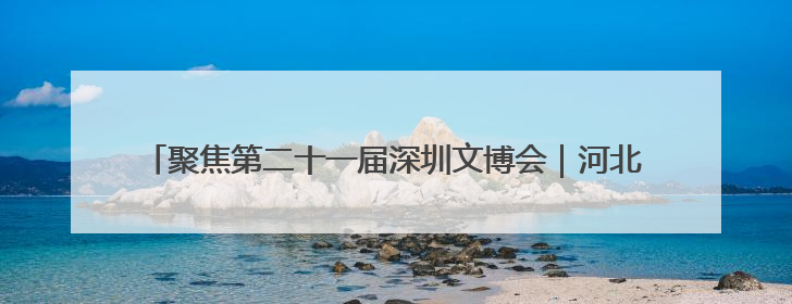 聚焦第二十一届深圳文博会｜河北创新成果拓展文化产业“朋友圈”