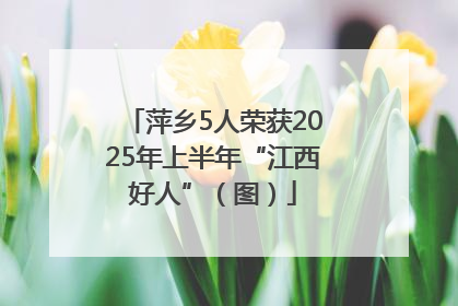 萍乡5人荣获2025年上半年“江西好人”（图）