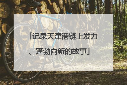 记录天津港链上发力、蓬勃向新的故事