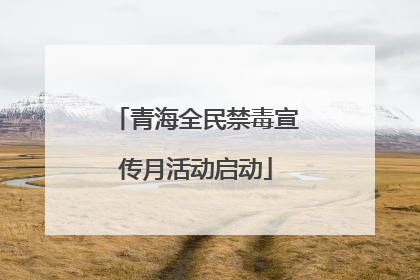 青海全民禁毒宣传月活动启动