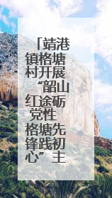 靖港镇格塘村开展“韶山红途砺党性 格塘先锋践初心”主题党日活动