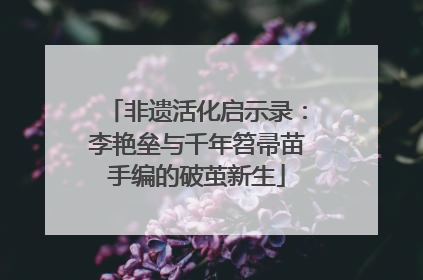 非遗活化启示录：李艳垒与千年笤帚苗手编的破茧新生