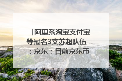 阿里系淘宝支付宝等冠名3支苏超队伍；京东：目前京东币链科技并没有开始发行稳定币｜早资道