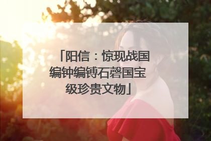 阳信：惊现战国编钟编镈石磬国宝级珍贵文物