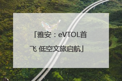 雅安：eVTOL首飞 低空文旅启航