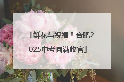 鲜花与祝福！合肥2025中考圆满收官