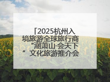 2025杭州入境旅游全球旅行商“潮萧山·会天下”文化旅游推介会成功举办