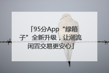 95分App“绿箱子”全新升级，让潮流闲置交易更安心